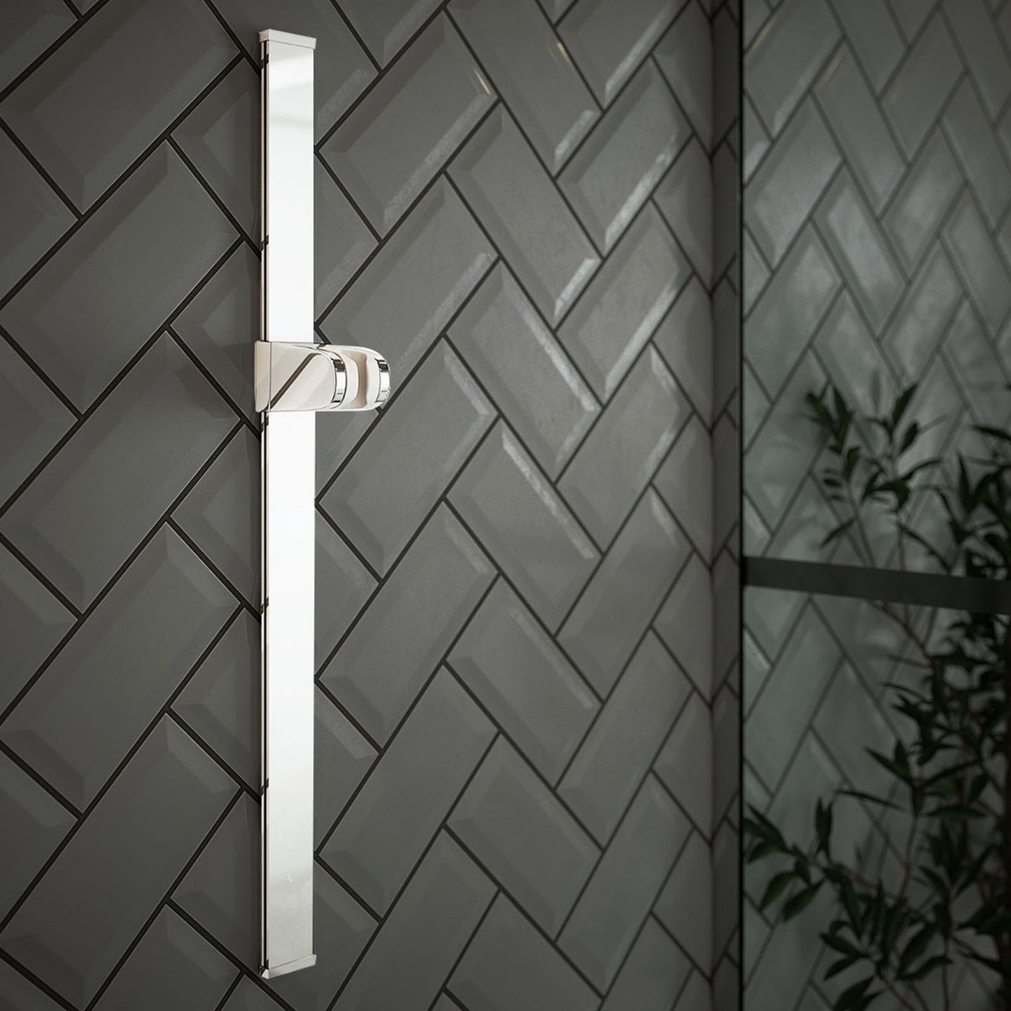 EuroShowers Quick (No Drill) Shower Slide Rail