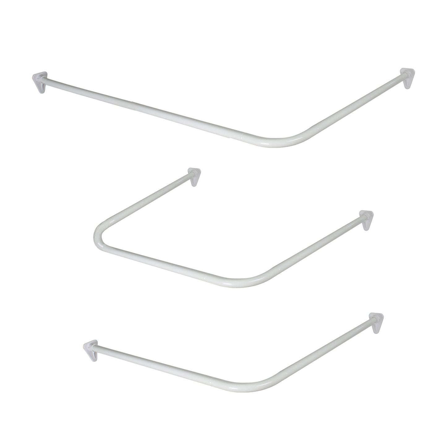 EuroShowers Shower Curtain Rail Track - 2 COLOURS
