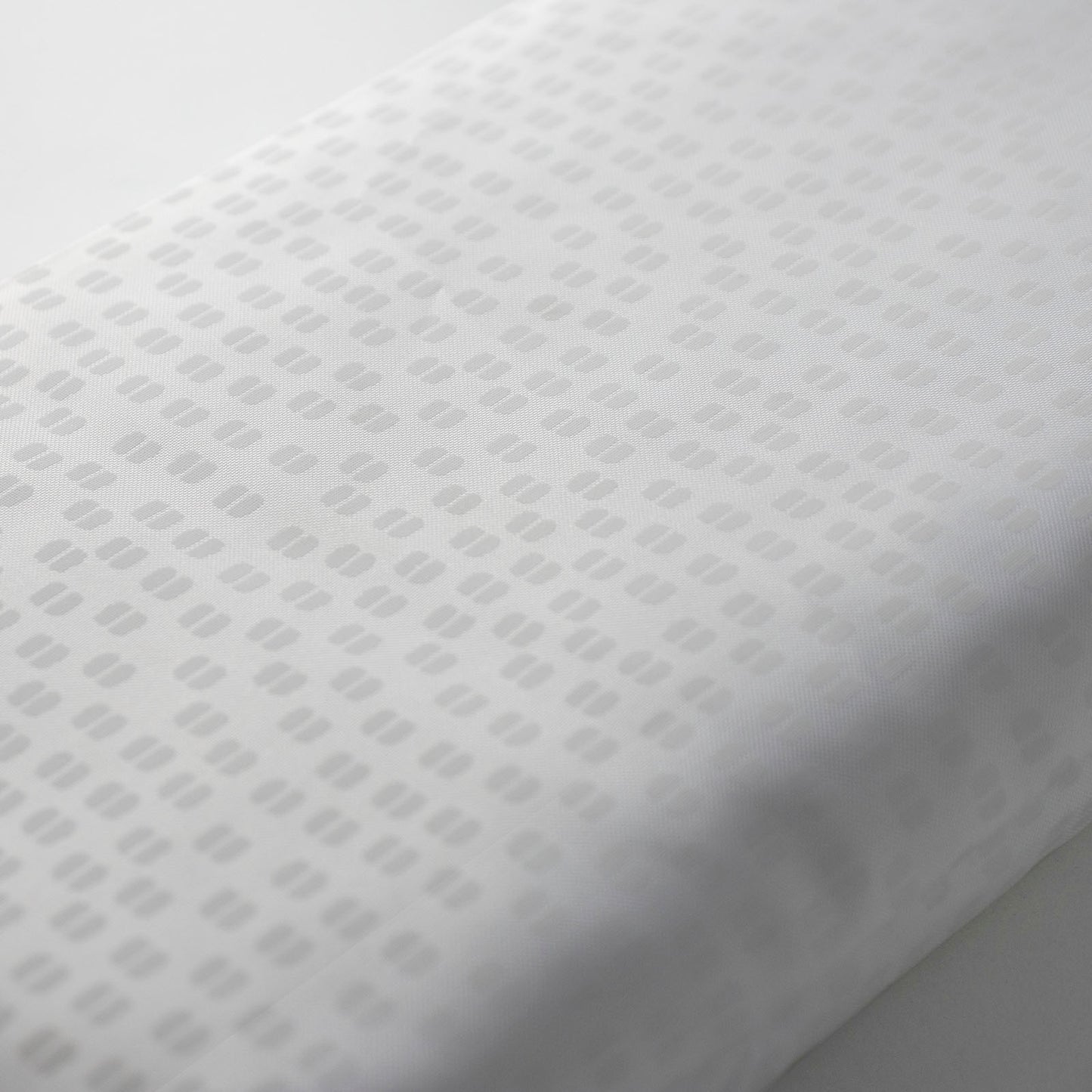 EuroShowers Embossed White Shower Curtain with Weighted Hem - 2 SIZES