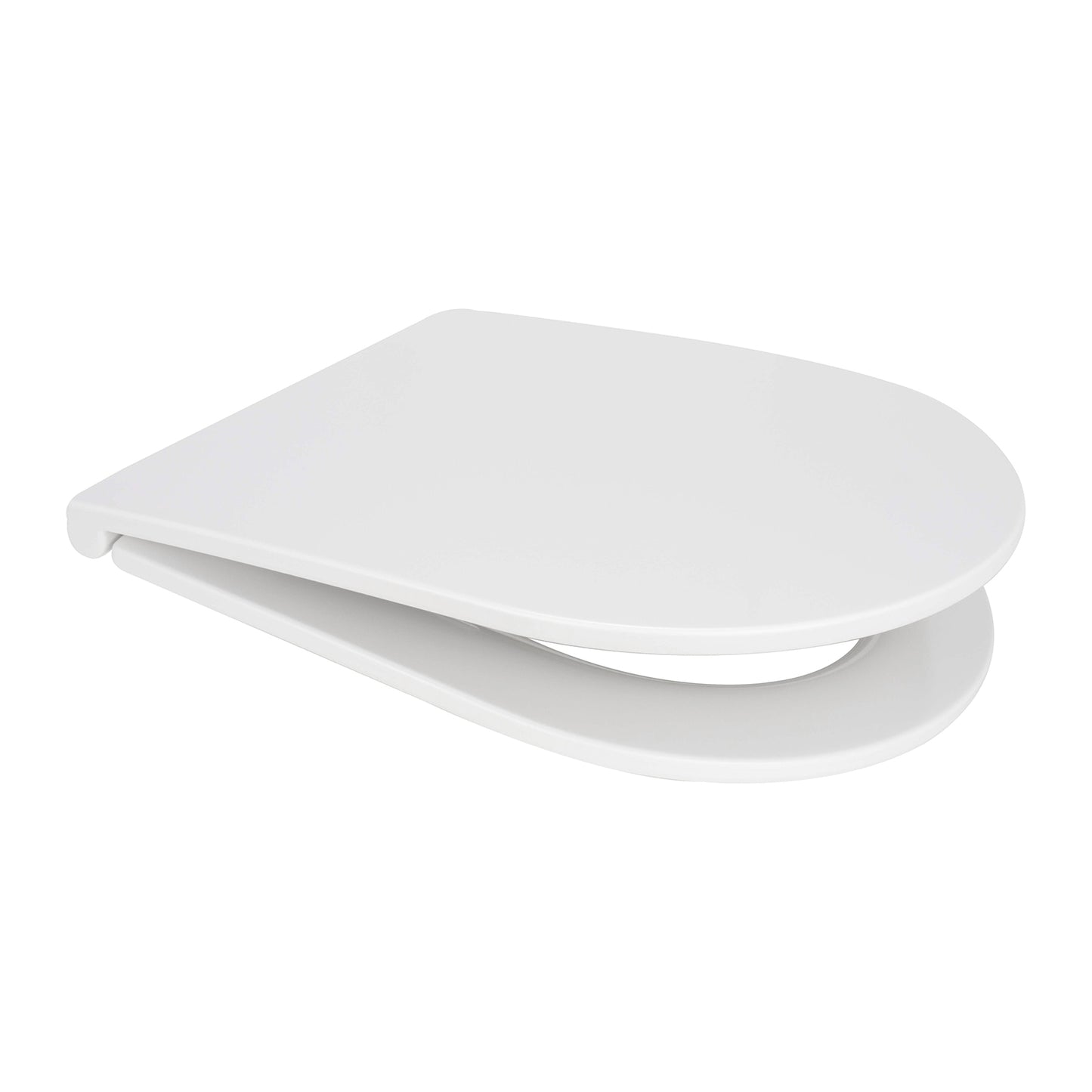 EuroShowers Short D SLIM Soft Close Toilet Seat