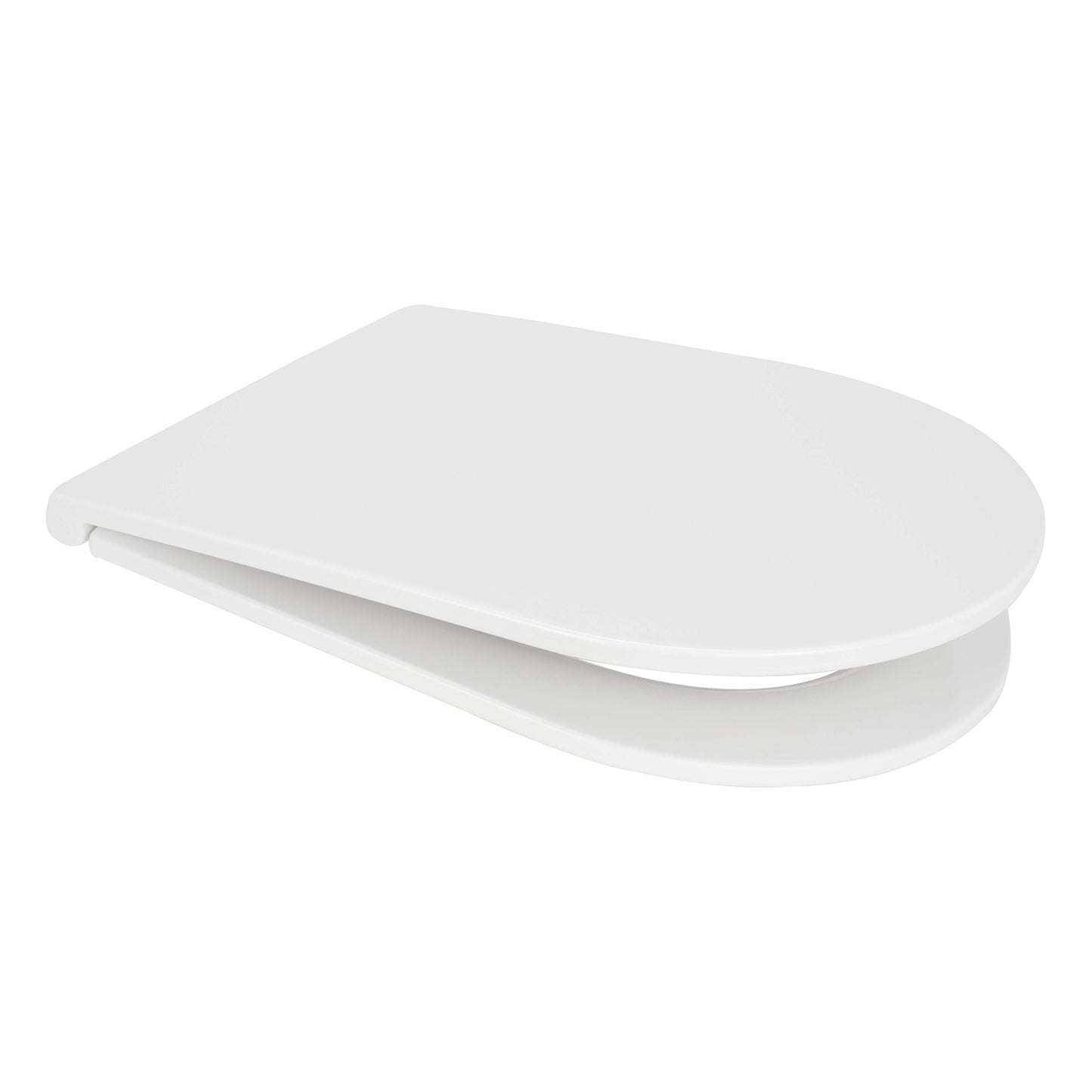 EuroShowers Long D SLIM Soft Close Toilet Seat