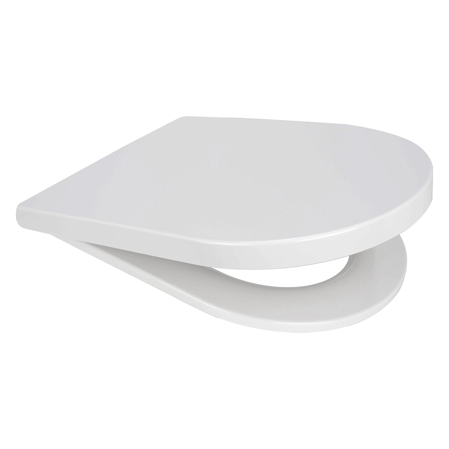 EuroShowers Original Middle D STYLE Soft Close Toilet Seat
