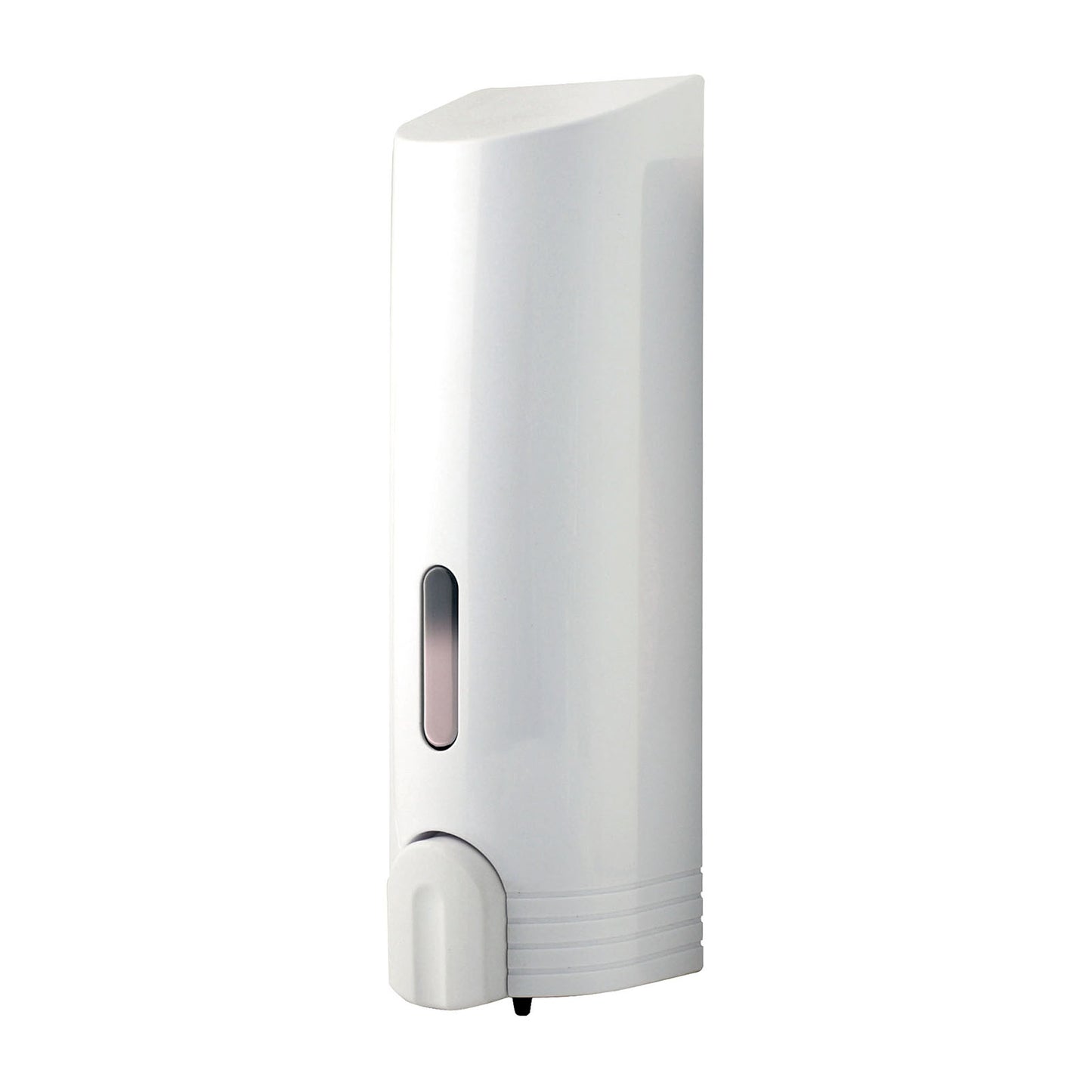 EuroShowers TALL ROUND Wall Mounted Liquid Soap Gel Dispenser (Single) - White
