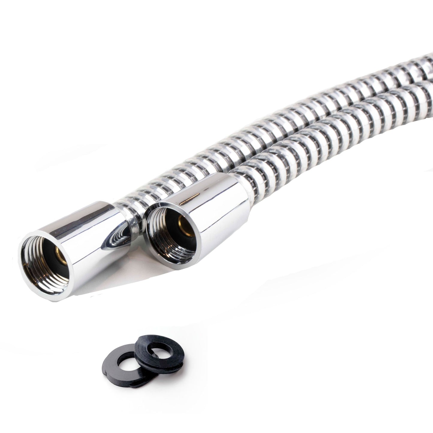 EuroShowers SuperStrong 150cm Shower Hose - 8mm Bore - Chrome