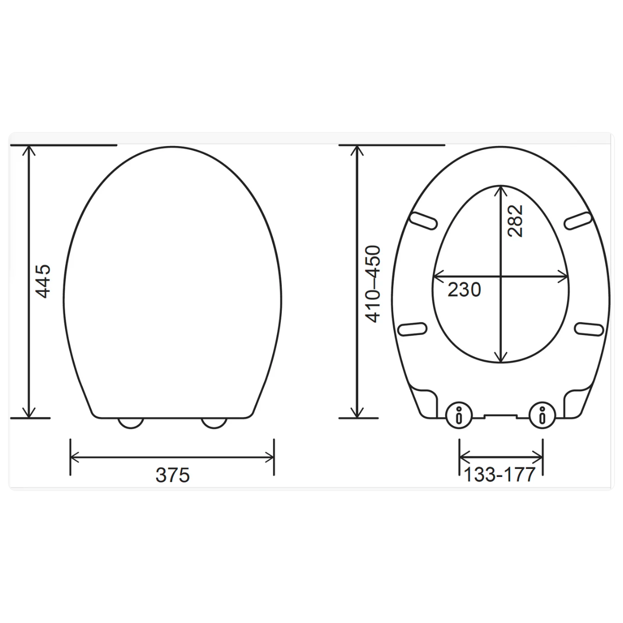EuroShowers DP Anti-Bacterial Pearl Toilet Seat