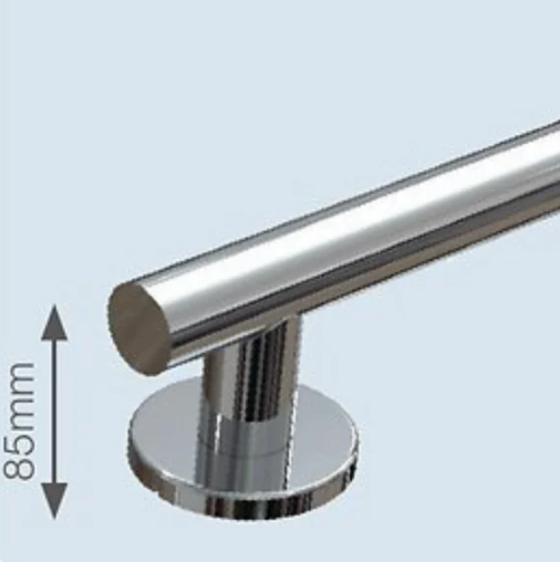 EuroShowers STRAIGHT Stainless Steel Safety Grab Rail Bar - 3 SIZES