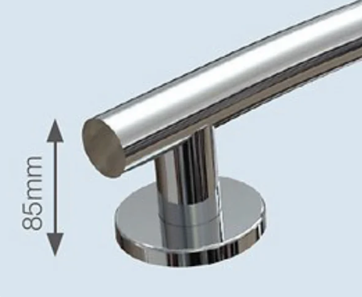 EuroShowers WAVE Stainless Steel Safety Grab Rail Bar - 3 SIZES