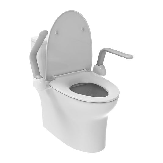 EuroShowers Toilet Support with Foldable Arms