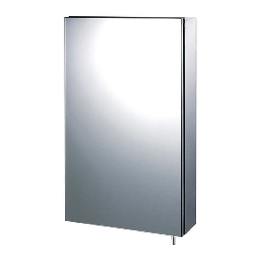 EuroShowers Wall Mounted Stainless Steel Mirrored Maxi Cabinet