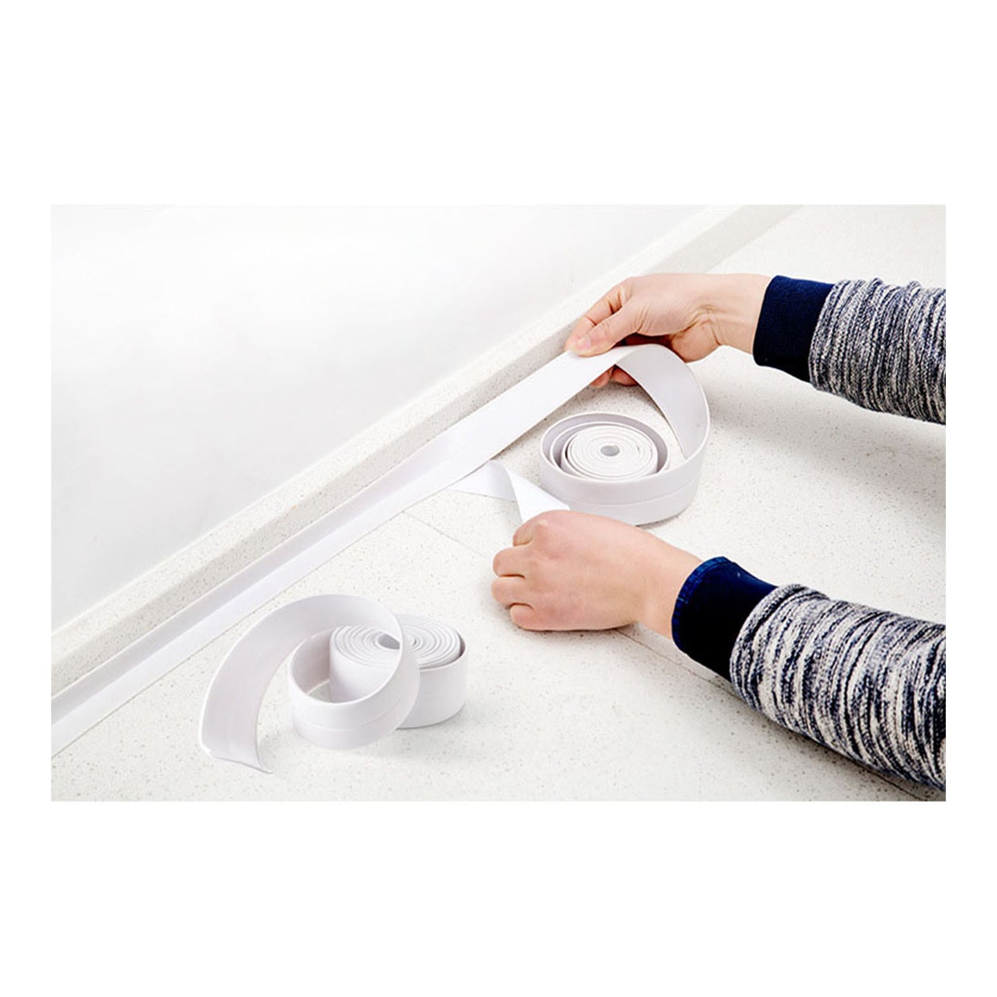EuroShowers Bath, Shower and Sink Seal Tape - 2 COLOURS