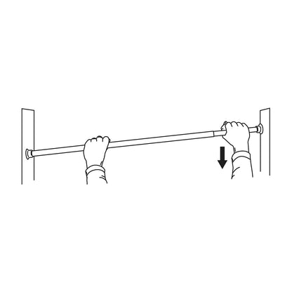 EuroShowers Expander Curtain Rail (Spring Loaded) - 2 COLOURS
