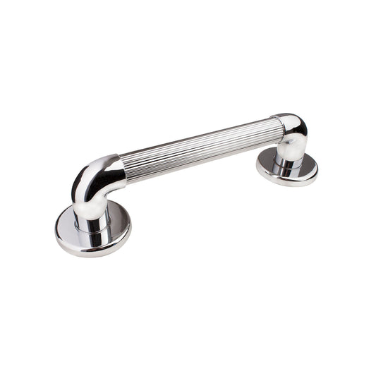 EuroShowers Plastic Fluted Grab Rail Bar (18" / 45cm) - 3 COLOURS