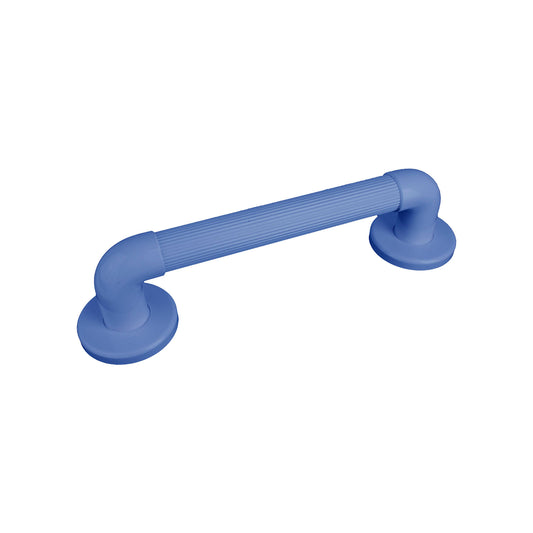 Dementia Friendly Plastic Fluted BLUE Grab Rail Bar (18" / 45cm)