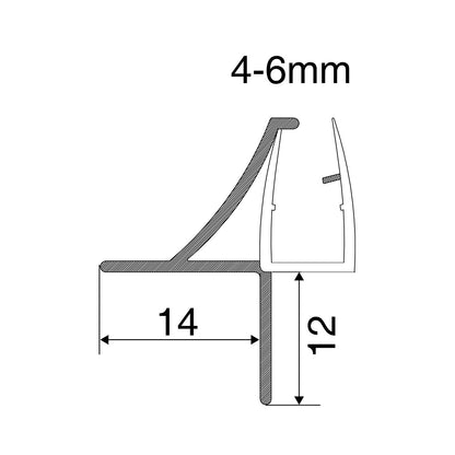 EuroShowers Shower Seal (6mm) - 49100