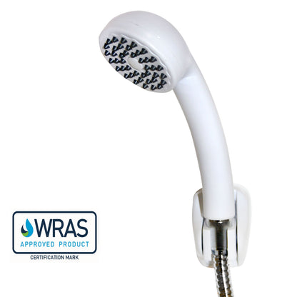 EuroShowers WRAS Approved EasySpray Shower Head, Hose and Wall Bracket Pack