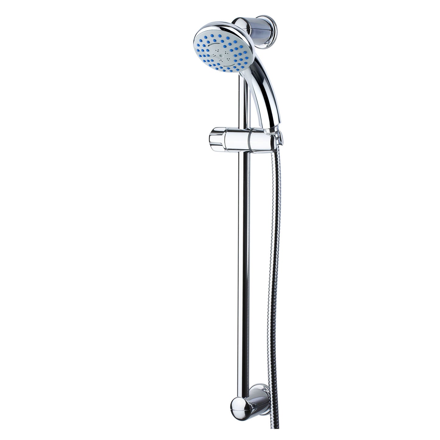 EuroShowers SimpleJet Shower Head, Hose, Rail and Riser Shower Set