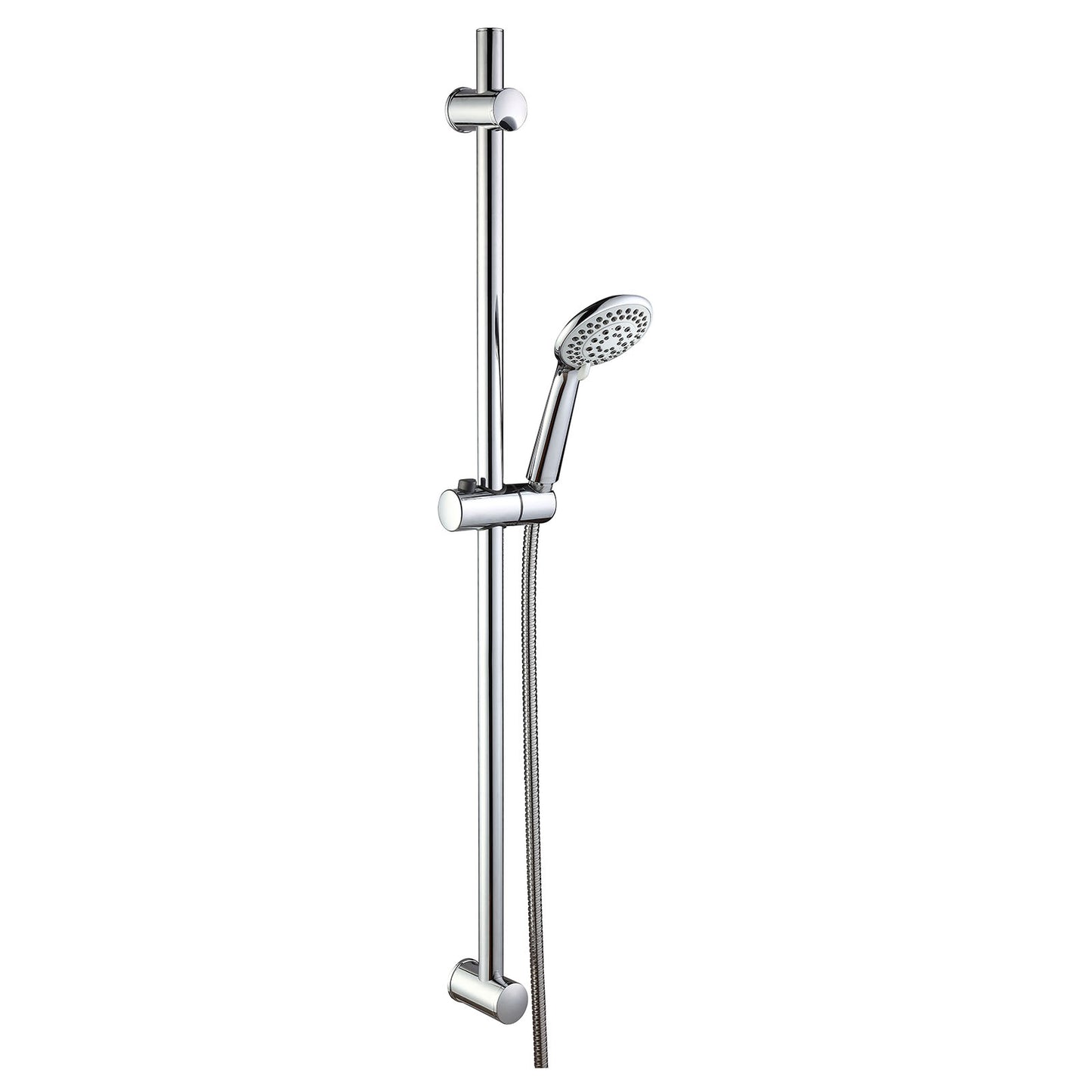 EuroShowers SuperJet Shower Head, Hose, Rail and Riser Shower Set