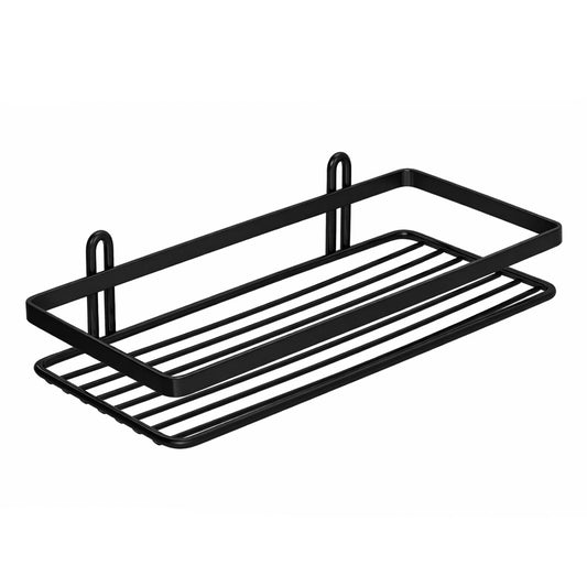 Euroshowers Black Rectangular Bathroom Wire Basket / Shower Caddy