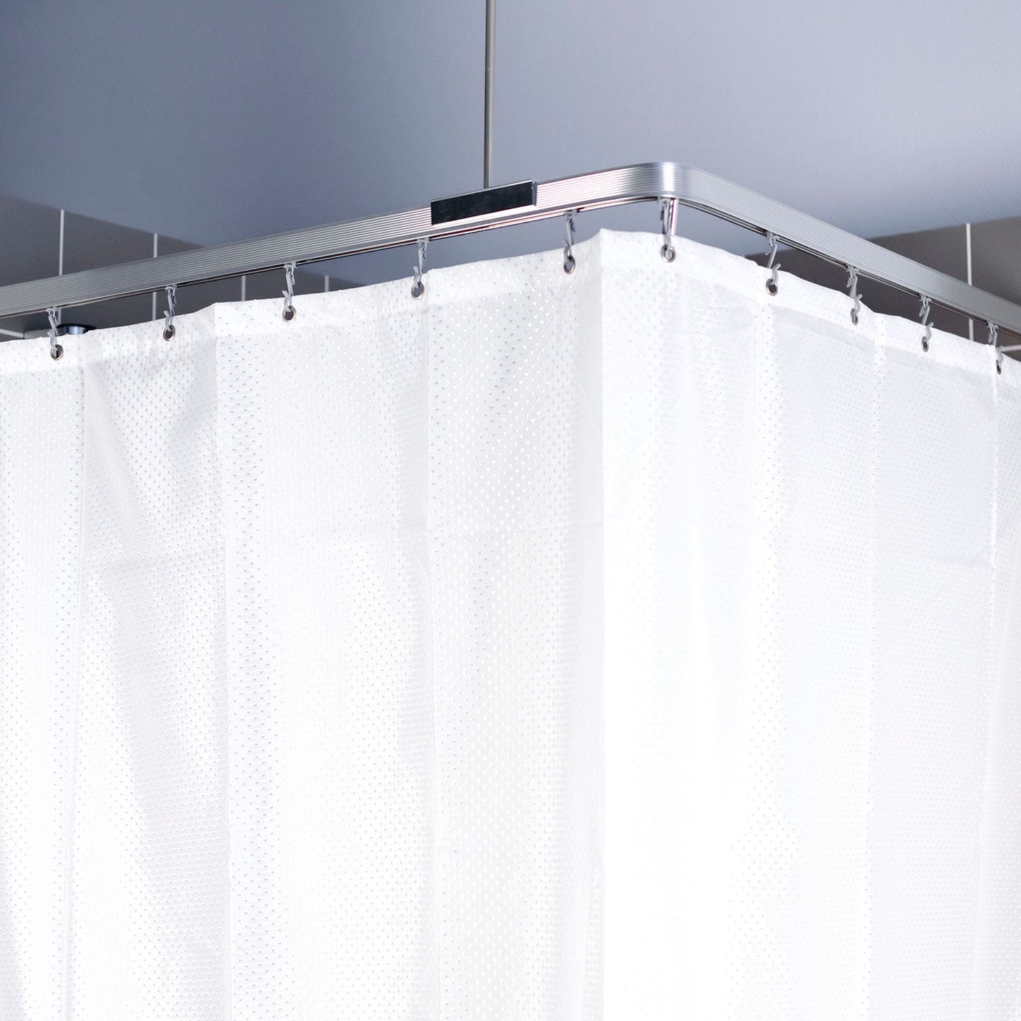 EuroShowers Bendi Shower Curtain Flexible Track - 2 COLOURS