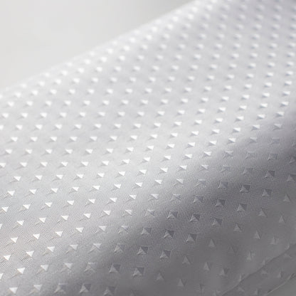 EuroShowers Diamond White Shower Curtain with Weighted Hem - ALL SIZES