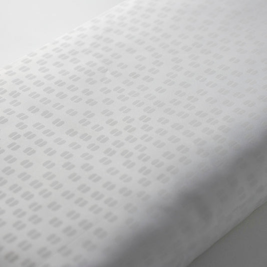 EuroShowers Embossed White Shower Curtain with Weighted Hem - 2 SIZES