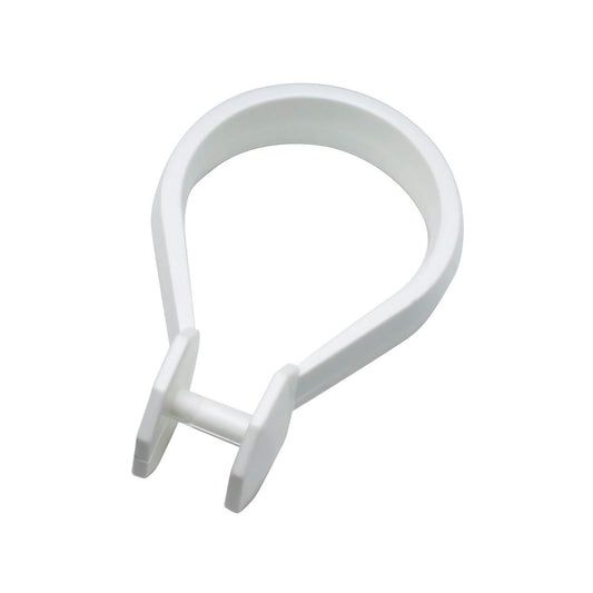 EuroShowers Button Shower Curtain Rings 12 Pack - 2 COLOURS