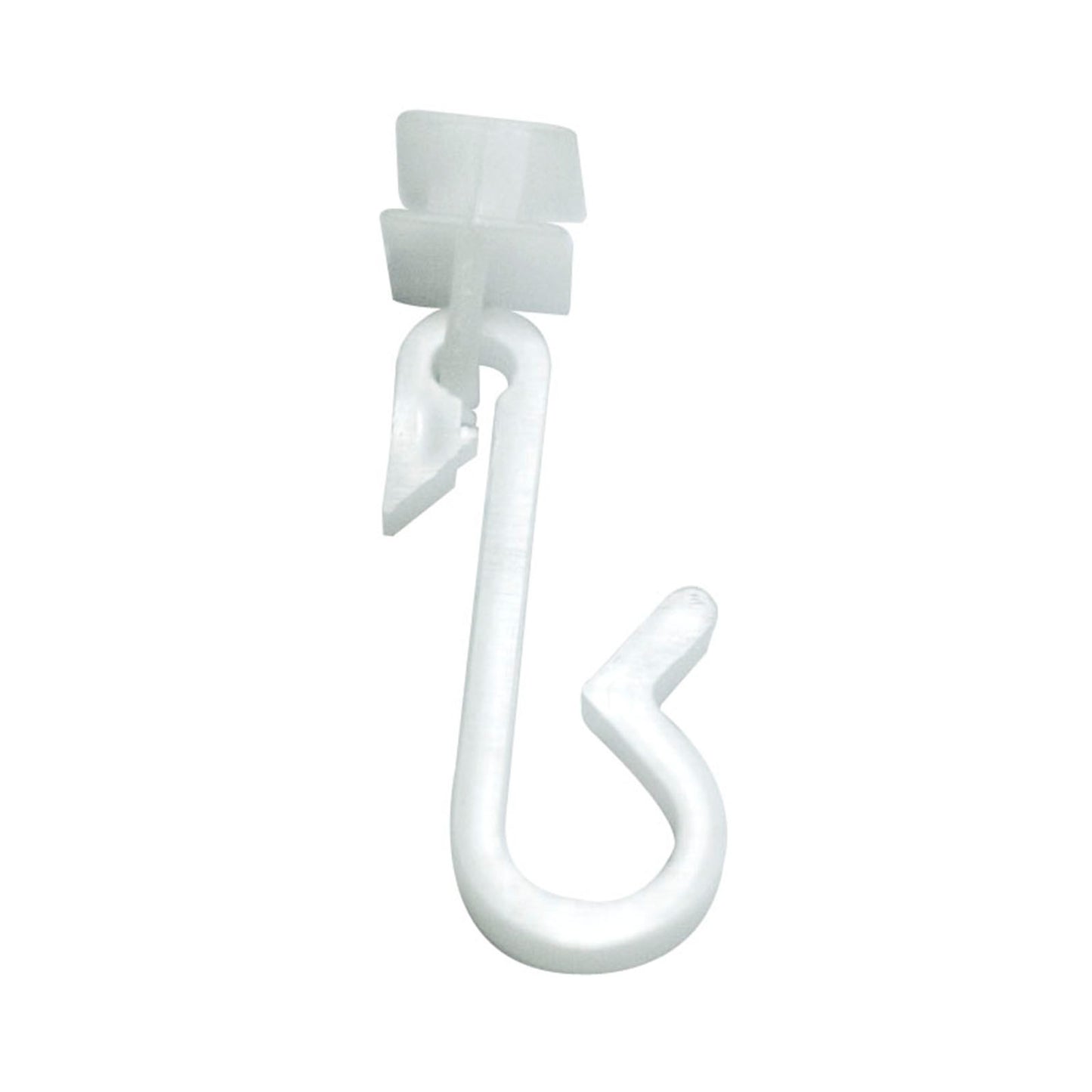 EuroShowers Shower Curtain Track Gliders with Hooks - 12 Pack