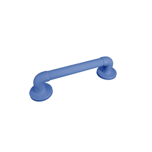 Dementia Friendly Plastic Fluted BLUE Grab Rail Bar (12" / 30cm)