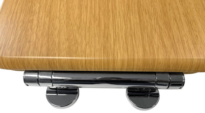 EuroShowers MDF D Shaped Soft Close Toilet Seat with Quick Release Hinges