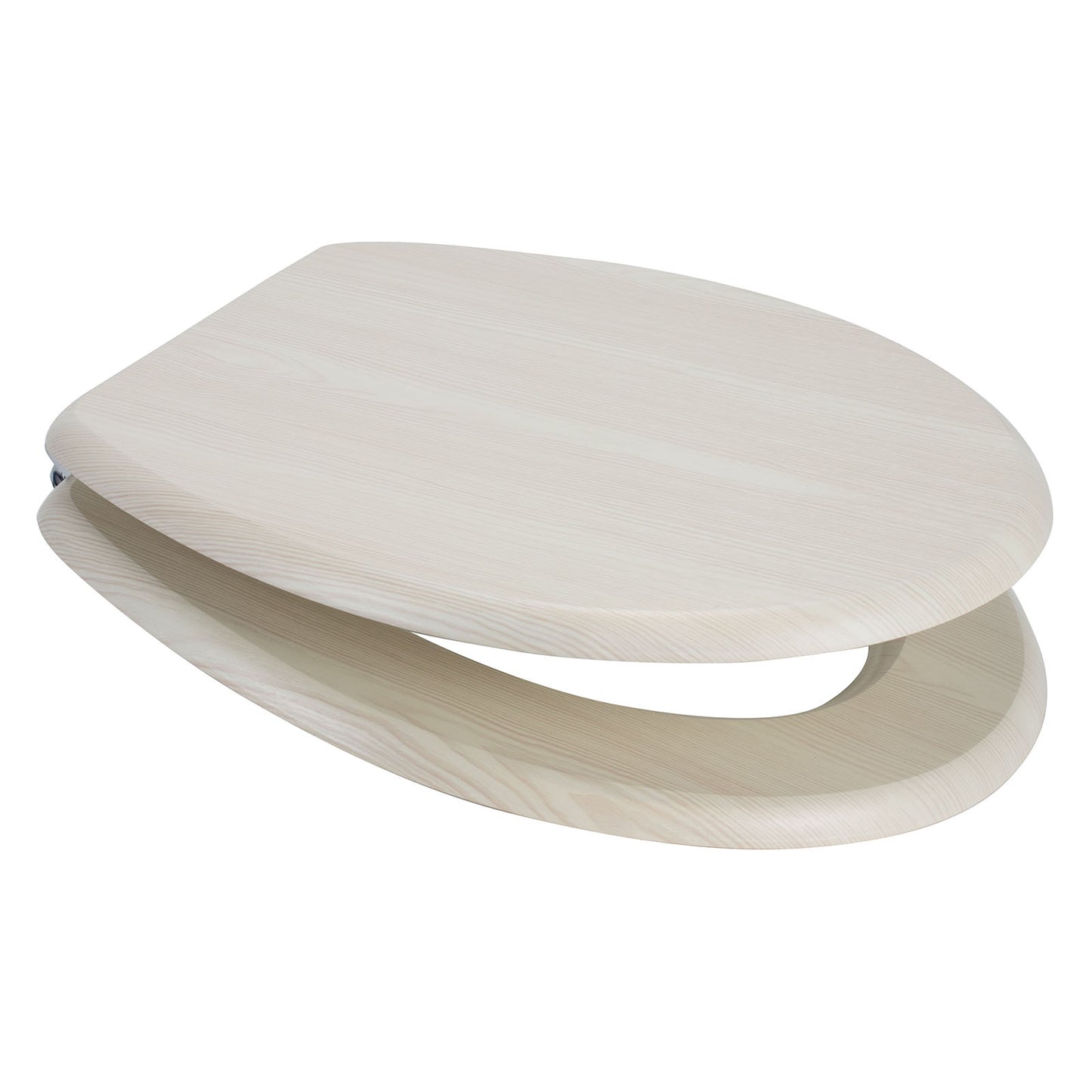 EuroShowers MDF Oval Wood Design Toilet Seat