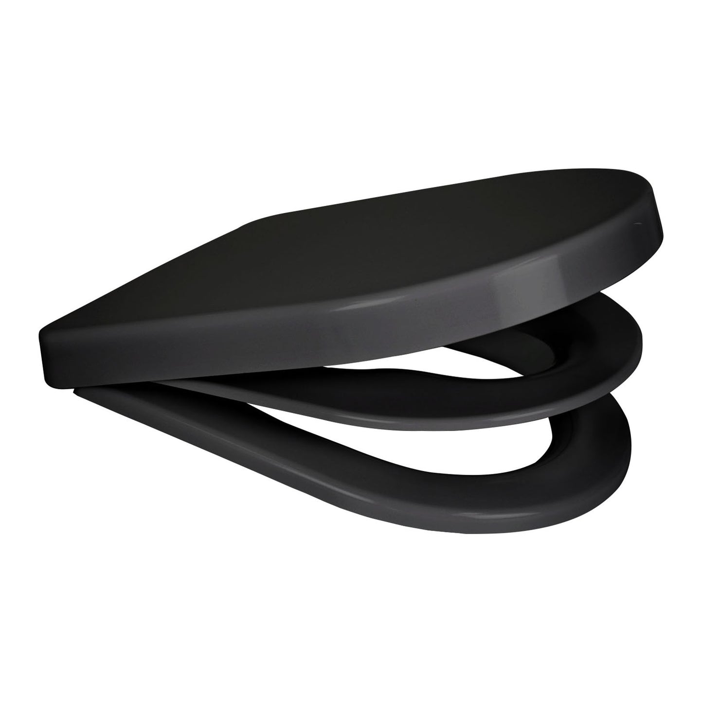 EuroShowers D Shape Potty Training Multi Toilet Seat (with Removable Child Seat)