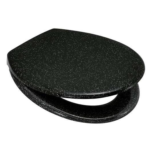 EuroShowers Anti-Bacterial Rainbow Glitter Soft Close Toilet Seat