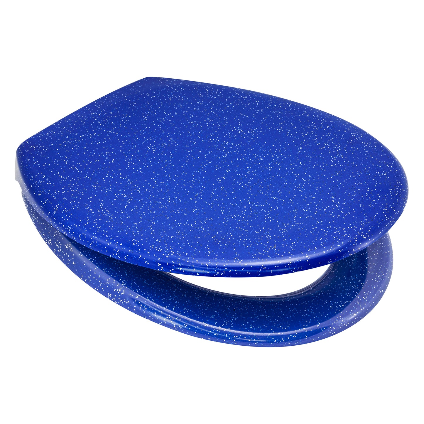 EuroShowers Anti-Bacterial Rainbow Glitter Soft Close Toilet Seat