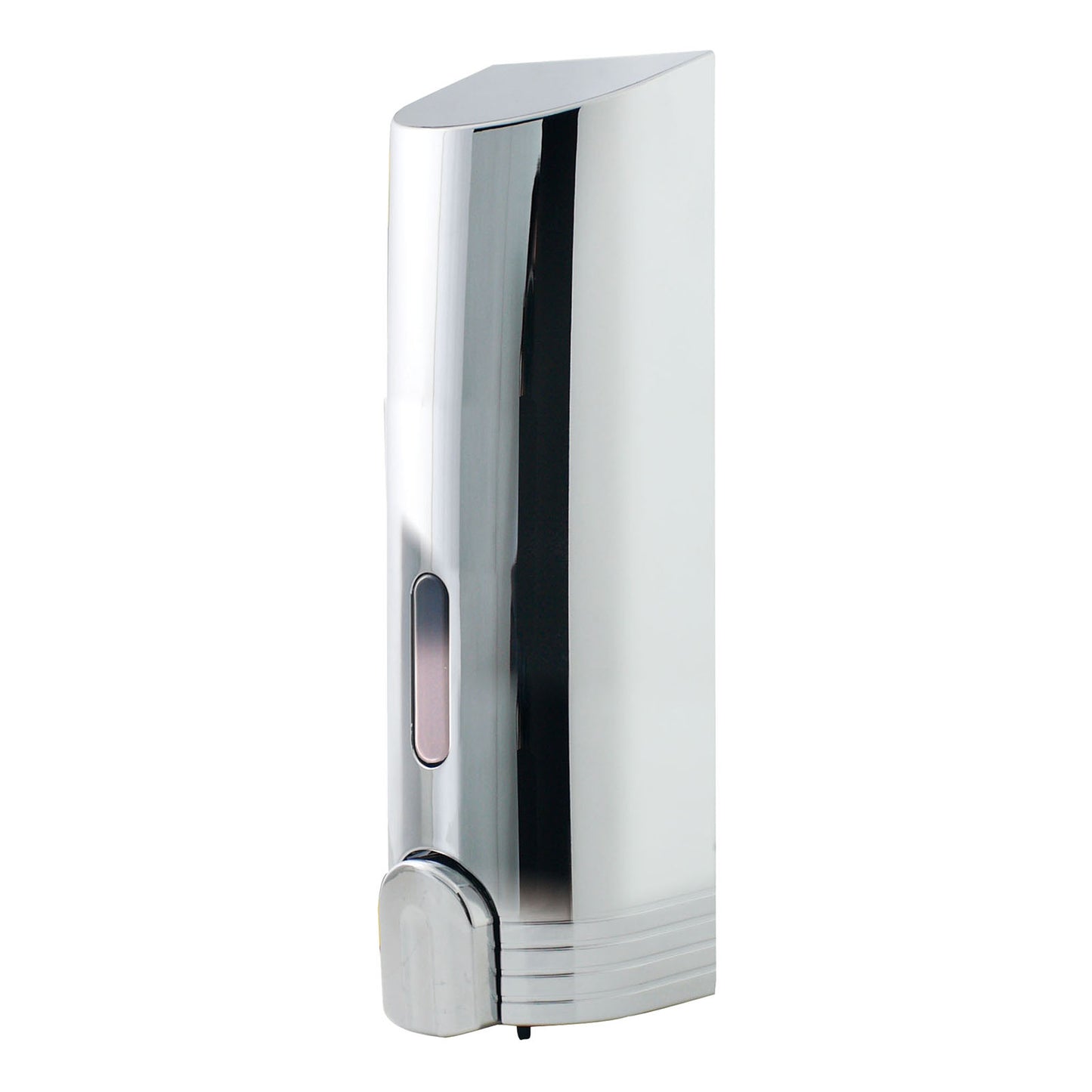 EuroShowers TALL ROUND Wall Mounted Liquid Soap Gel Dispenser (Single) - Chrome