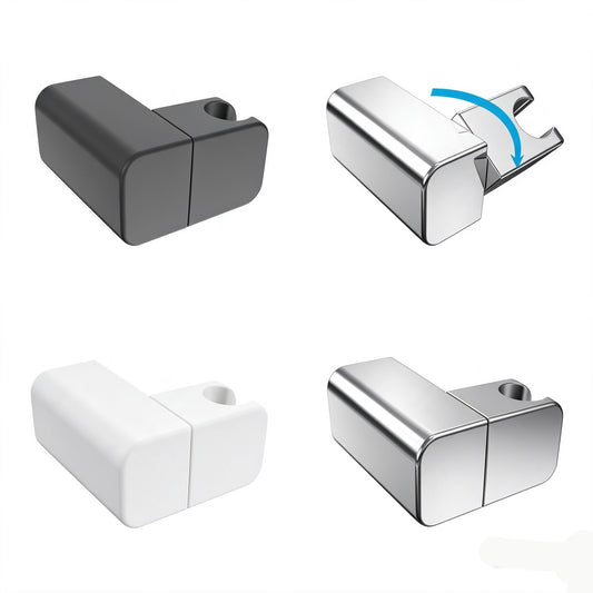 Euroshowers Pivot Shower Head Holder Wall Bracket - 3 Colours