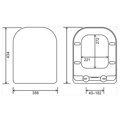 Dementia Friendly V20 ONE Soft Close Toilet Seat