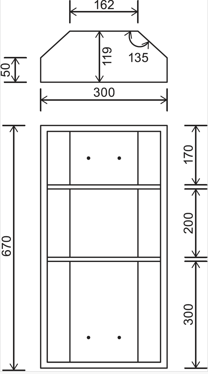 EuroShowers Wall Mounted Stainless Steel Mirrored Corner Cabinet