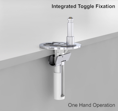 EuroShowers QUICK Fix Toilet Seat Anchor Plug Grommets - for BOTH Top and Bottom Fix Pans