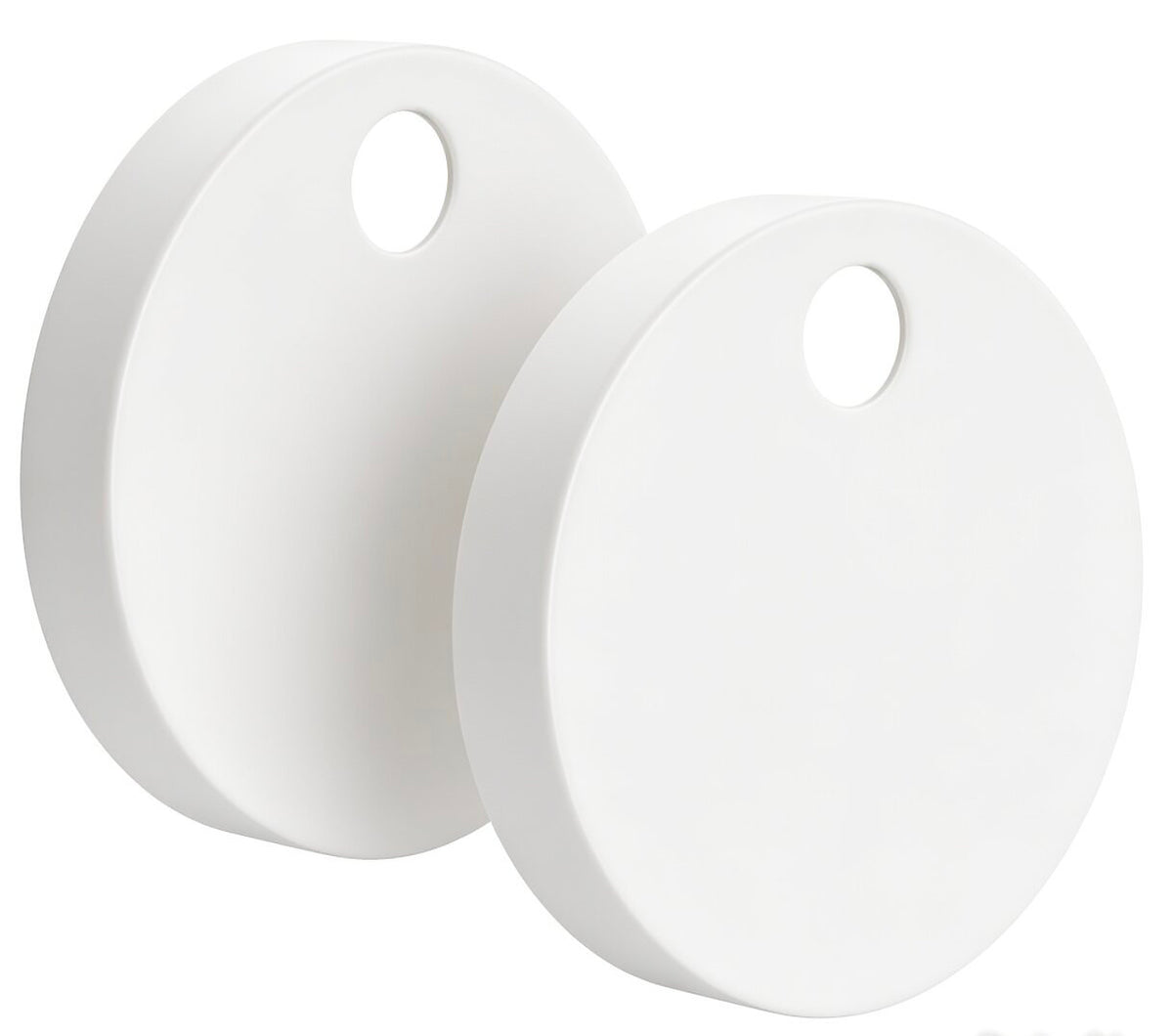 Euroshowers Toilet Seat Hinge Cover Cap Pack - White / Black