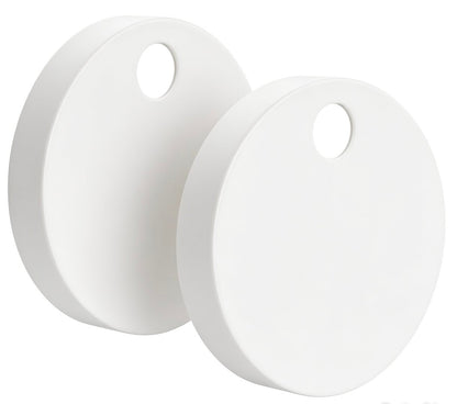 Euroshowers Toilet Seat Hinge Cover Cap Pack - White / Black