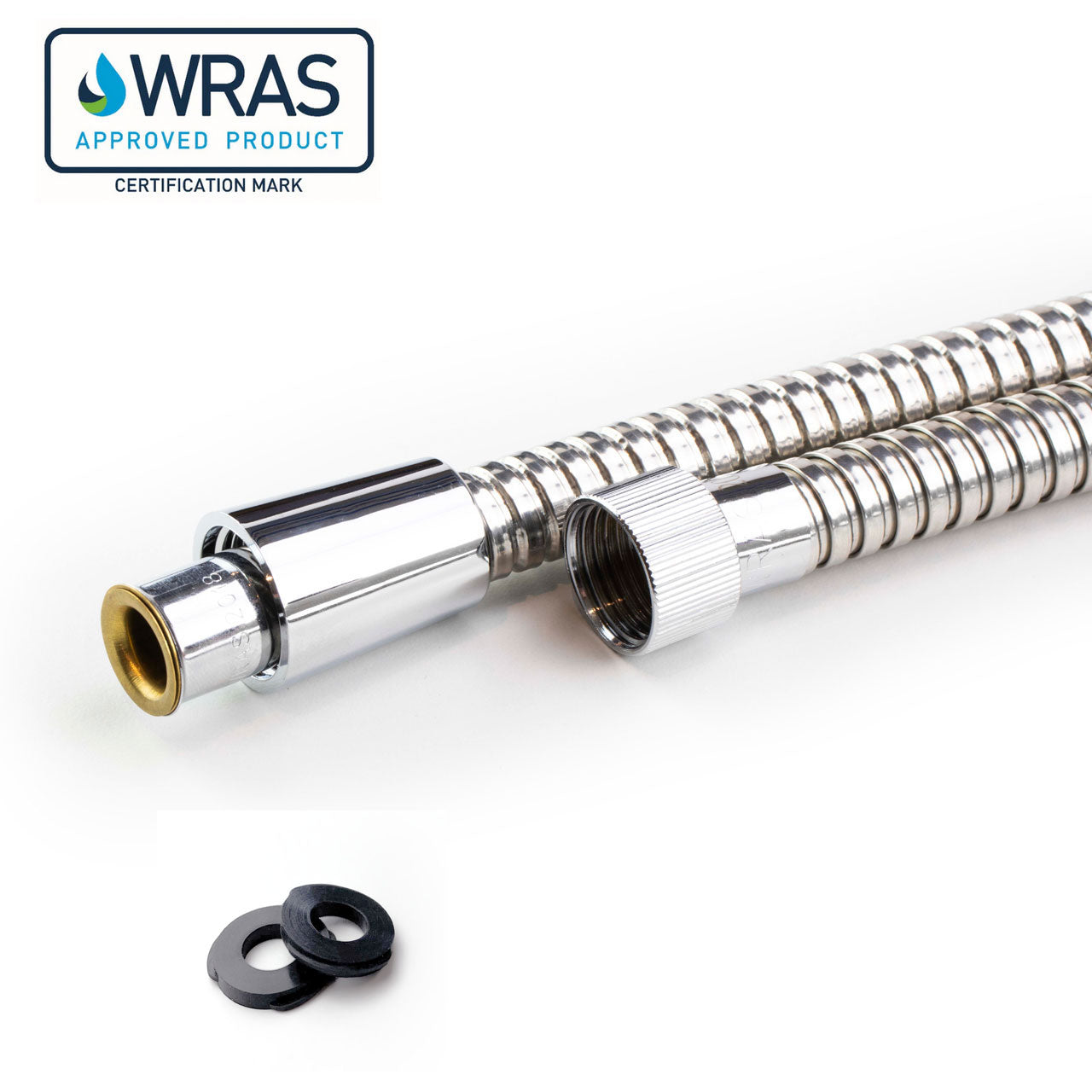 EuroShowers WRAS Approved Simple 11  Shower Hose - 11mm Bore - 3 SIZES